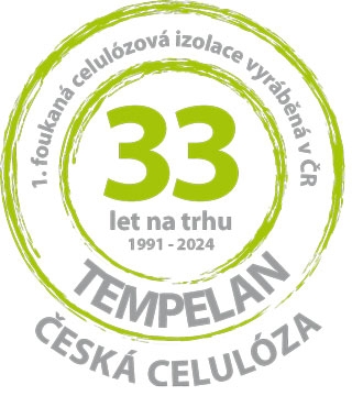 TEMPELAN - ČESKÁ CELULÓZA Foukaná ekologická celulózová tepelná a akustická izolace